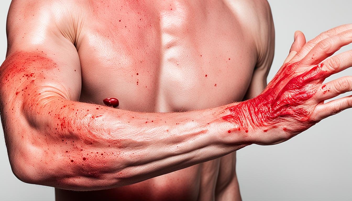 can rosacea be on your arms